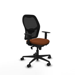 PIQUERAS Y CRESPO Silla de oficina Jorquera Marrón y Negro