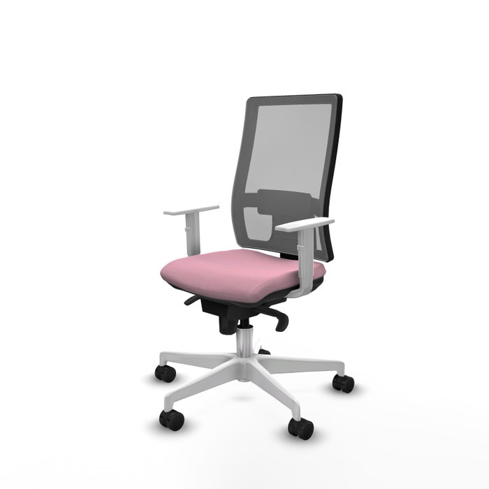 PIQUERAS Y CRESPO Silla de oficina Horna Rosa y Gris PIQUERAS Y CRESPO Silla de oficina Horna Rosa y Gris