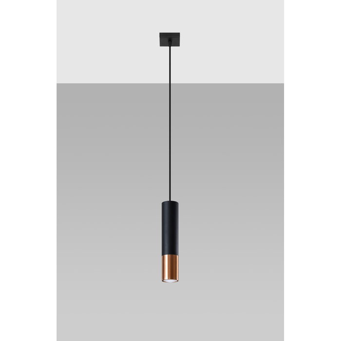 Lámpara Colgante Loopez SOL-SL.0946 Negro Mate y Cromo Colección Loopez Lámpara Colgante Loopez SOL-SL.0946 Negro Mate y Cromo Colección Loopez