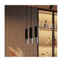 LOOPEZ Lámpara Colgante Loopez 1 - Lámpara de techo estilo clásico y minimalista en negro mate y cromo [SOL-SL.0946]