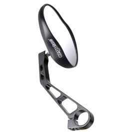 Ergotec Espejo de bici M 99. Aluminio 6061, montaje izquierdo/derecho, certificado E para E-Bikes 45 km/h