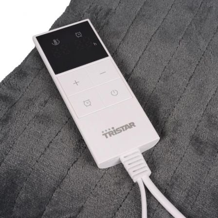 Tristar BW-4780 Manta Eléctrica Forro Polar Gris 160x130 cm Tristar BW-4780 Manta Eléctrica Forro Polar Gris 160x130 cm