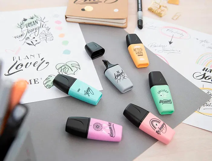 Stabilo Rotulador Boss Mini Pastel Love Estuche 5 Unidades Colores Surtidos Trazo 2-5 mm