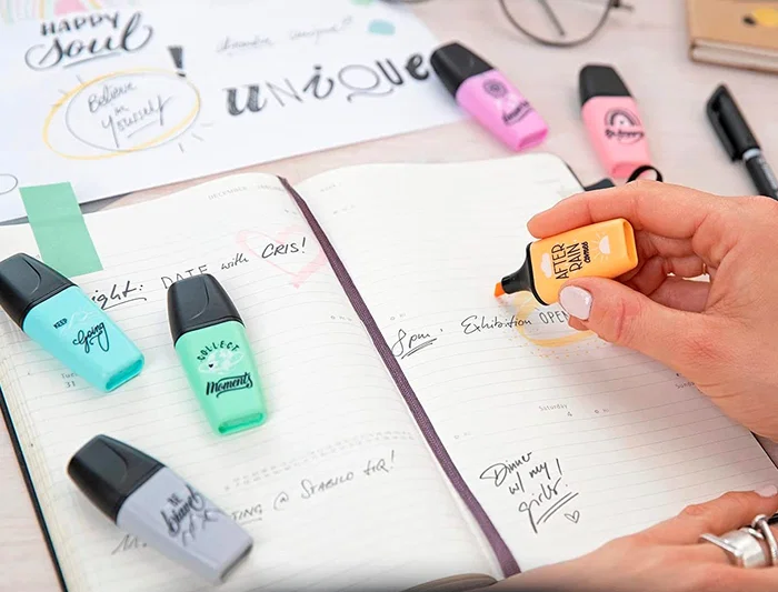 Stabilo Rotulador Boss Mini Pastel Love Estuche 5 Unidades Colores Surtidos Trazo 2-5 mm