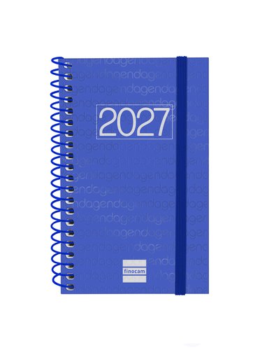 Finocam Agenda Anual 2027 Spiral Basic Year Azul Finocam Agenda Anual 2027 Spiral Basic Year Azul
