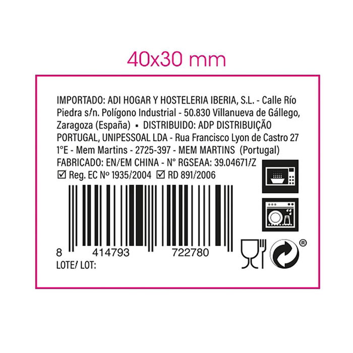 Fuente Porcelana Gastro Black Quid 26x18 cm (6 Unidades)