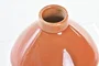 DKD Home Decor Jarrón de Porcelana Bicolor Terracota 15x15x15 cm