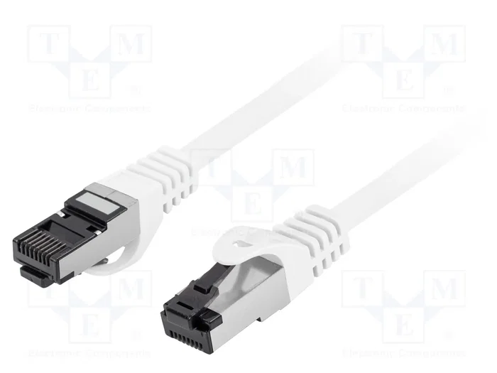 LANBERG Patch cord Cat 8.1 S/FTP de 1 m Blanco LANBERG Patch cord Cat 8.1 S/FTP de 1 m Blanco
