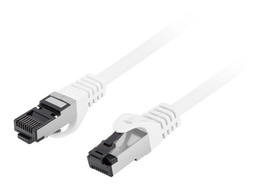 Lanberg Cable de Red Cat 8 S/FTP LSZH Cu 1m Blanco Fluke Passed