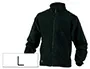 Deltaplus Chaqueta Polar con Cremallera y 2 Bolsillos Negra Talla L