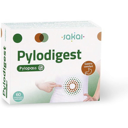 SAKAI PYLODIGEST Pylopass 60 comprimidos masticables