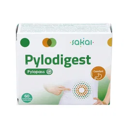SAKAI Pylodigest con Pylopass 60 comprimidos masticables