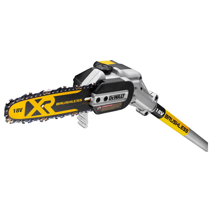 DeWALT DCMPS567N Tijera de Podar de Altura a Batería 18V, Barra Telescópica hasta 4.5m, Velocidad Cadena 6.5 m/s, 20 cm, 3.8 kg