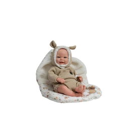 Muñecas Arias Muñeca Reborn Arias 45 cm Candela Beige con Saco de Dormir
