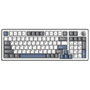 White Shark Excalibur Teclado Gaming KTT Wine Red RGB Hot-Swap Blanco