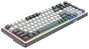 White Shark Excalibur Teclado Gaming KTT Wine Red RGB Hot-Swap Blanco