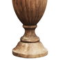 DKD Home Decor Lamparas 1c24 Lámpara Sobremesa Natural Tallado Madera Yute 44 x 44 x 91 cm