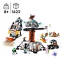 LEGO 60438 Estación Espacial y Base de Lanzamiento de Cohetes Juguete Espacial con Robot y 6 Minifiguras