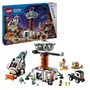 LEGO 60438 Estación Espacial y Base de Lanzamiento de Cohetes Juguete Espacial con Robot y 6 Minifiguras