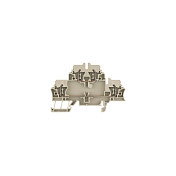 Weidmüller ZDK 2.5 Borna de paso con conexión por muelle, Beige Weidmüller ZDK 2.5 Borna de paso con conexión por muelle, Beige