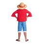 My Other Me Disfraz Luffy Sombrero, Chaqueta, Camiseta, Fajín y Pantalón Talla 10-12 Años