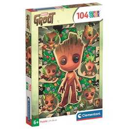 Clementoni Puzzle I Am Groot Marvel 104 Piezas 37,9x26,9cm