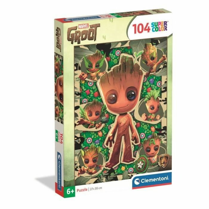 CLEMENTONI Puzzle Marvel I Am Groot 104 piezas