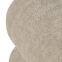 Puf Beige Tejido Salón 45 X 42 X 42 cm