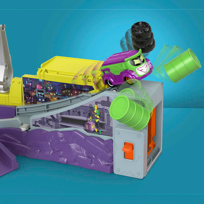 Fisher-Price Hnp07 Batwheels Pista Legión de Zoom Set de Juego con Lanzador HQ y Vehículo Prank 1:55 para Niños +3 Años Fisher-Price Hnp07 Batwheels Pista Legión de Zoom Set de Juego con Lanzador HQ y Vehículo Prank 1:55 para Niños +3 Años