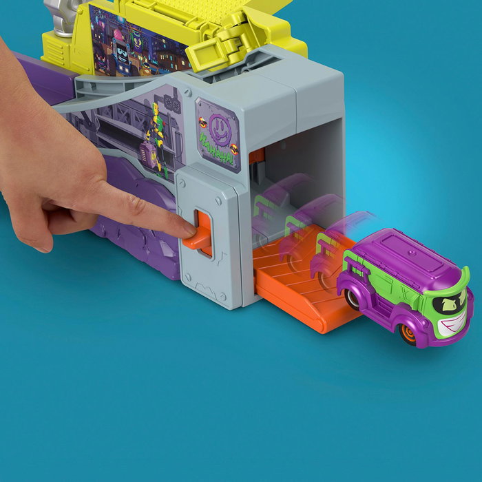 Fisher-Price Hnp07 Batwheels Pista Legión de Zoom Set de Juego con Lanzador HQ y Vehículo Prank 1:55 para Niños +3 Años Fisher-Price Hnp07 Batwheels Pista Legión de Zoom Set de Juego con Lanzador HQ y Vehículo Prank 1:55 para Niños +3 Años