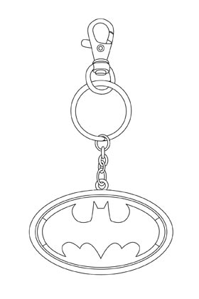 Batman Llavero Mosquetón Dc Universe