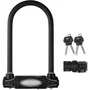 Master Lock Candado U para Bicicleta - Llave, Bicicletas, Bicicletas Eléctricas, MTB - Secure Gold, Aprobado Policía, VDS Clase A+