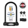 Master Lock Candado U para Bicicleta - Llave, Bicicletas, Bicicletas Eléctricas, MTB - Secure Gold, Aprobado Policía, VDS Clase A+