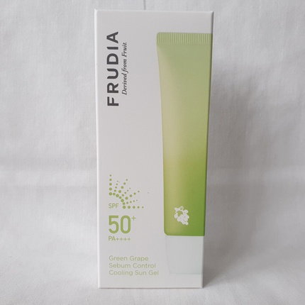 Frudia Green Grape Sebum Control Cooling Sun Gel SPF 50+