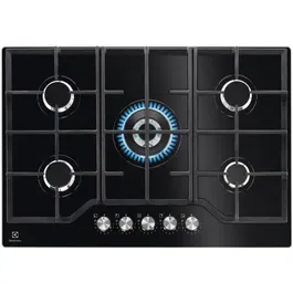 Electrolux Placa de gas KGG75362K 5 quemadores 74 x 51 cm Negra
