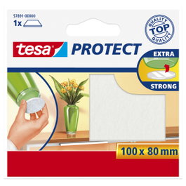 Tesa Protect® Filzgleiter Blanco Rectangular 100 mm x 80 mm