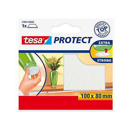 Tesa Protect® Filzgleiter Blanco Rectangular 100 mm x 80 mm Tesa Protect® Filzgleiter Blanco Rectangular 100 mm x 80 mm