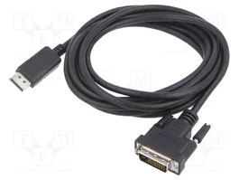 LANBERG Cable DisplayPort a DVI-D (24+1) 3m Full HD 1080p