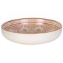 Home Deco Factory Plato Sopa Mirage Diámetro 20 cm Altura 5 cm Estampado Oriental - Blanco/Negro o Blanco/Marrón