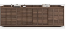DKD Home Decor Mueble TV Kith Moderno 40 x 55 x 200 cm MDF