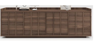 DKD Home Decor Mueble TV Kith Moderno 40 x 55 x 200 cm MDF DKD Home Decor Mueble TV Kith Moderno 40 x 55 x 200 cm MDF