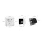 LogiLink Toma de corriente de pared con 1 enchufe y puertos USB-A y USB-C