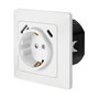 LogiLink Toma de corriente de pared con 1 enchufe y puertos USB-A y USB-C