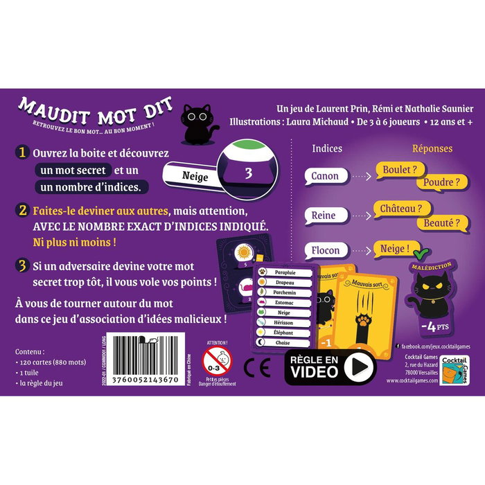 Cocktail Games Cursed Word dice - Juego de mesa Cocktail Games Cursed Word dice - Juego de mesa