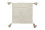 DKD Home Decor Funda Cojin Moderno Beige 60 x 60 x 3 cm Algodon Polyester Flecos (4 Unidades)