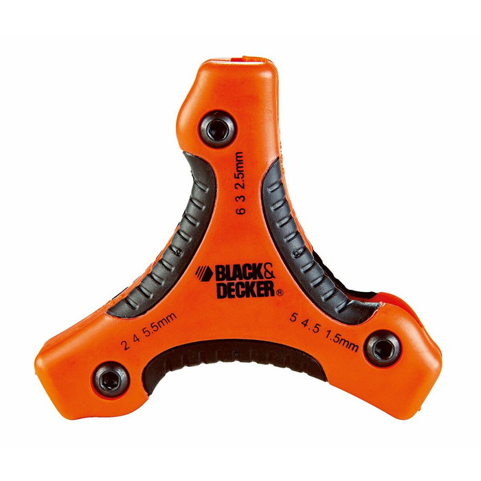 Black+Decker Juego de 9 llaves hexagonales mm