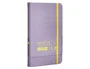 Antartik Cuaderno A6 Tapa Dura Hojas Cuadriculadas Morado y Amarillo 100 Hojas 80gr FSC
