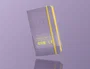 Antartik Cuaderno A6 Tapa Dura Hojas Cuadriculadas Morado y Amarillo 100 Hojas 80gr FSC