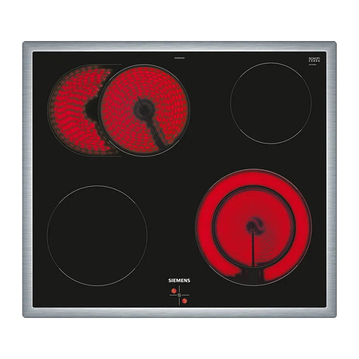 Siemens iQ300 Conjunto de Placa de Cocción Cerámica 4 Zonas y Horno Eléctrico 71L Pirolítico