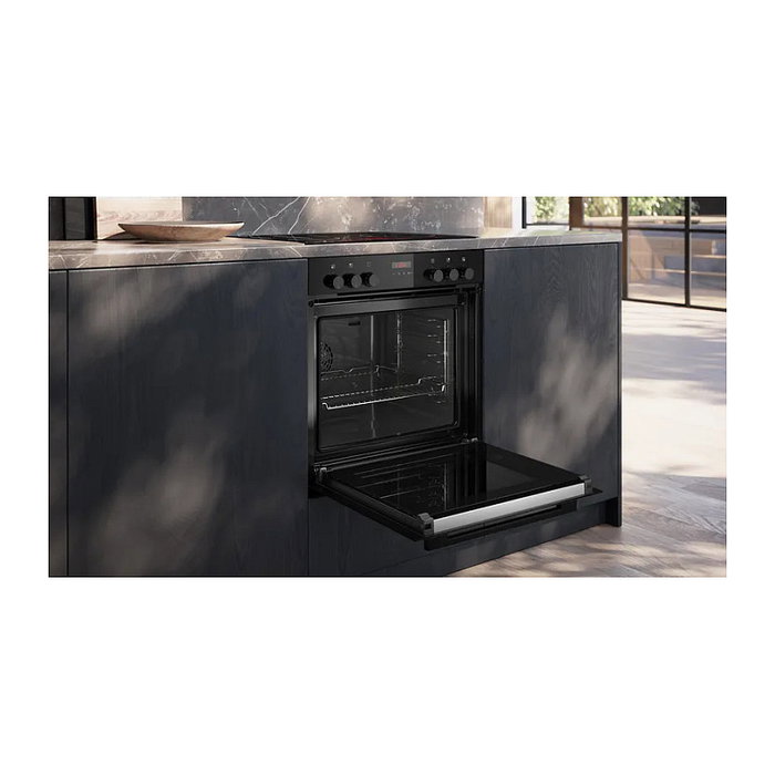 Siemens iQ300 Conjunto de Placa de Cocción Cerámica 4 Zonas y Horno Eléctrico 71L Pirolítico